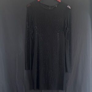 Elegant Black Midi Dress